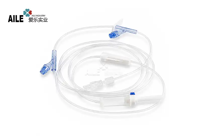 20 Drops/mL Sterile IV Infusion Set with Air Vent, 150cm Tube